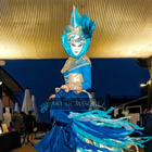 Blue Venice Masquerade Stilt Walker